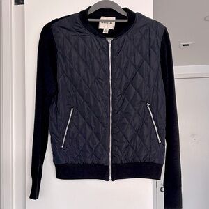 Industry Women's Black Quilted Bomber Jacket